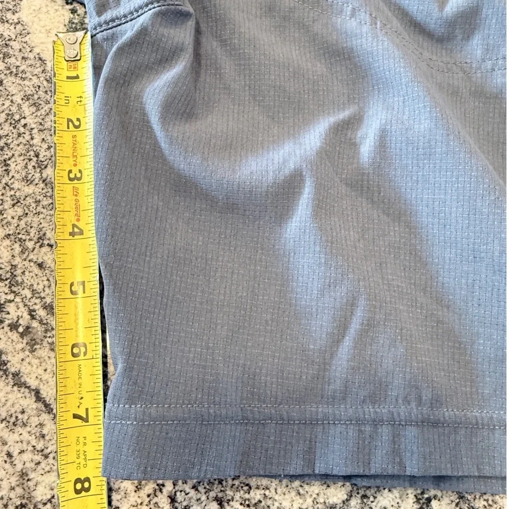 Prana Zion Shorts Mens 30 Blue Grey Stretch Hiking Climbing Outdoor 8 Inseam - Picture 7 of 8
